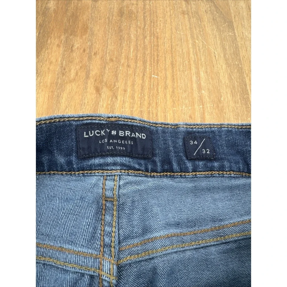 Lucky Brand Jeans 410 Athletic Straight Fit‎ Mens 34x32 (34x30) Denim Casual